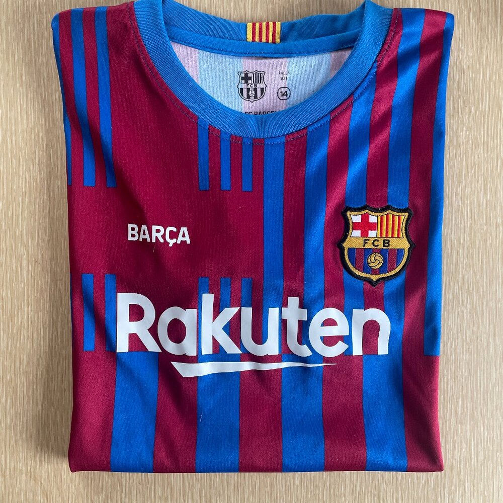 FC Barcelona Youth Size 14 Lewandowski jersey